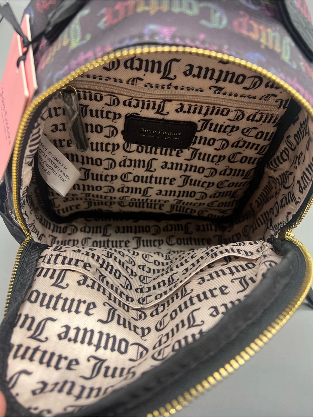 Juicy couture backpack purse
